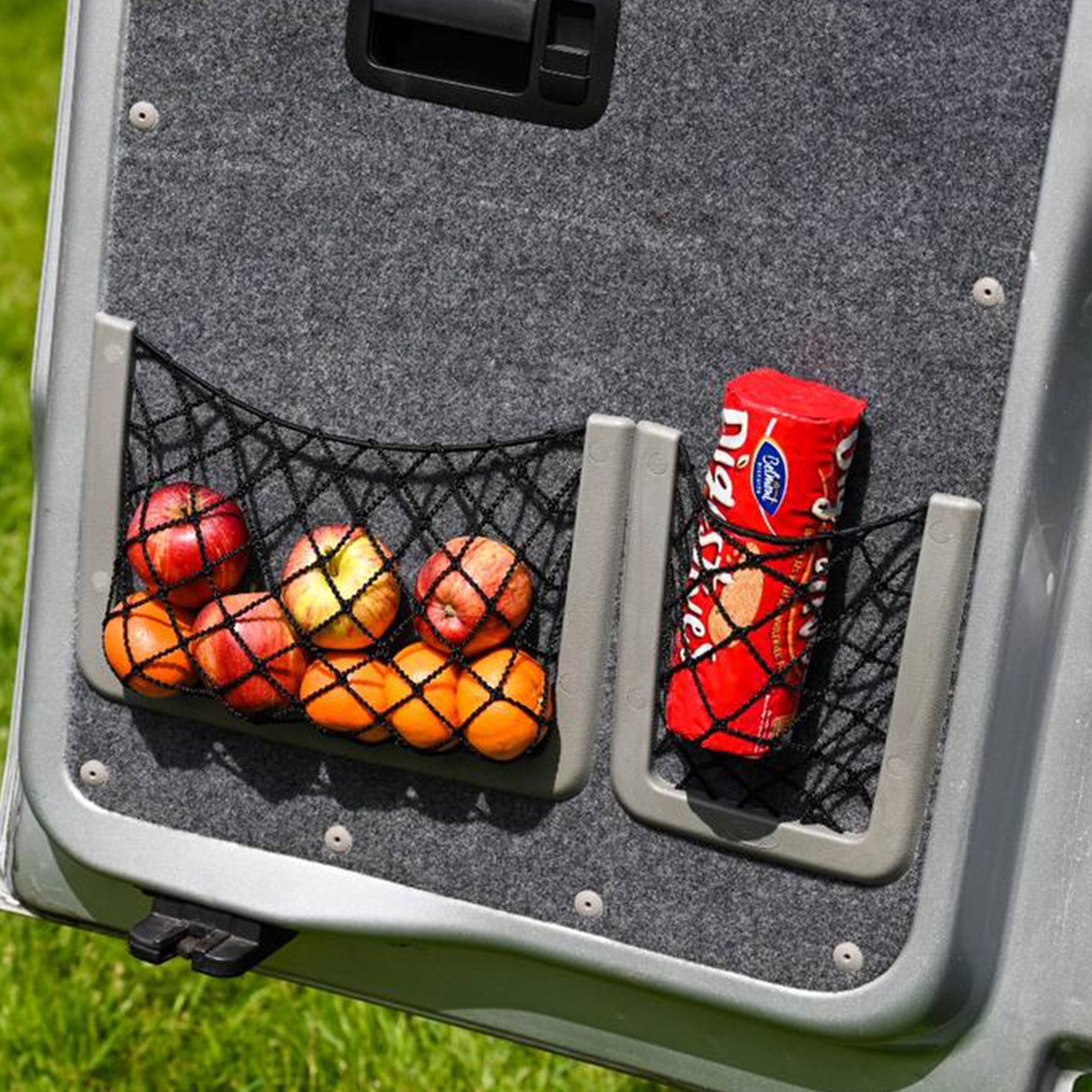Van Rear Netstorage VW T6, Storage Nets Bundle For Campervan Conversion (Large + Small) – Van-X