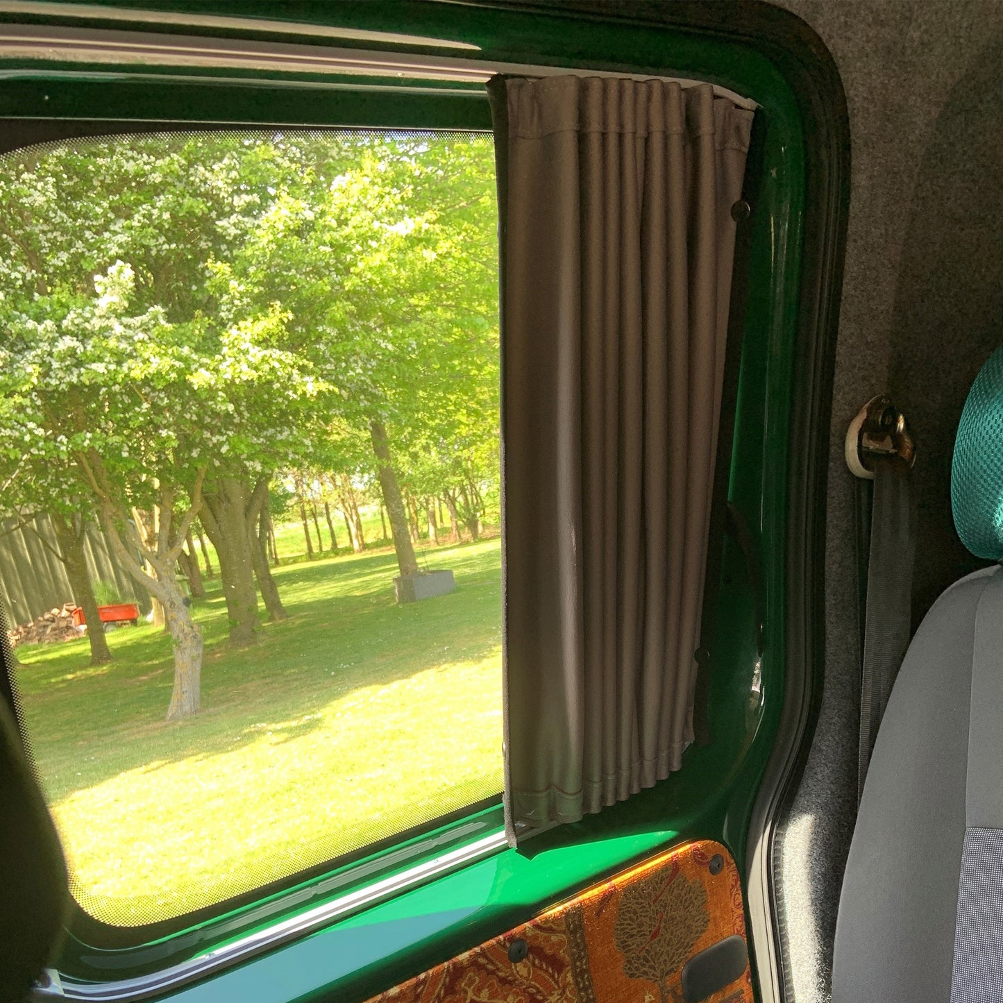 VW Caddy Premium 1 x Side Sliding Door Window Curtains Van-X
