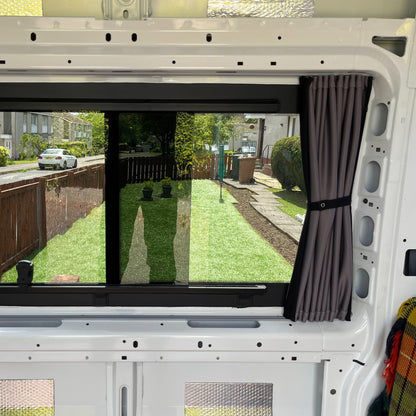 Citroen Relay Premium 2 x Side 1 x Barndoor Window Curtains Van-X