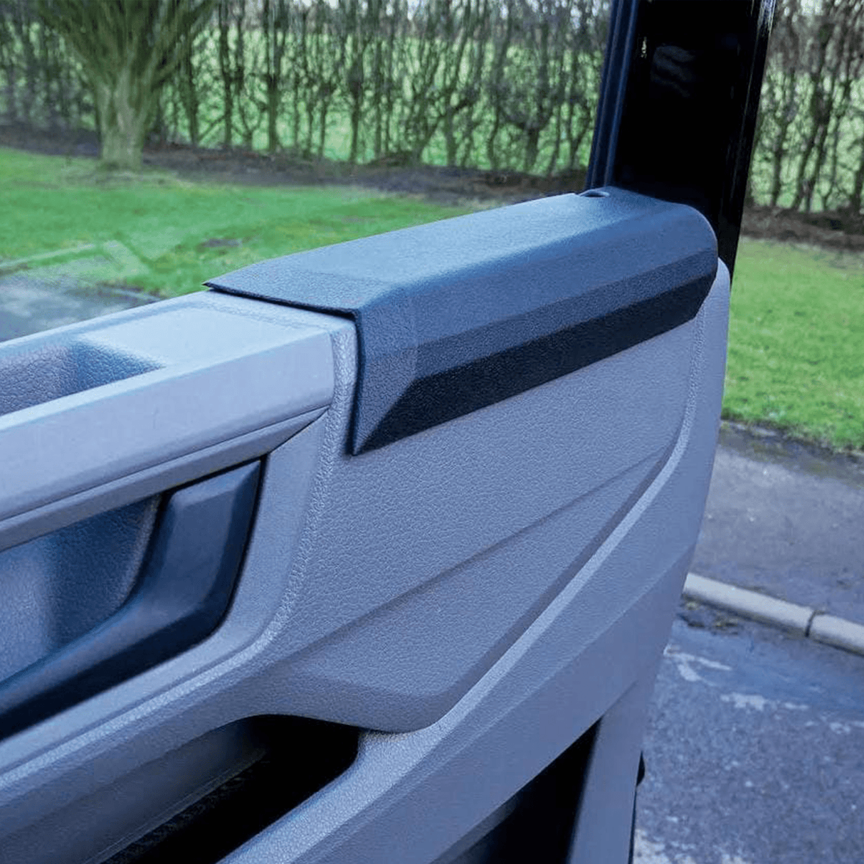 VW Crafter Transporter Door Card Armrest – New Shape, PU Foam, Campervan Upgrade, Perfect Gift, Latest Arrival