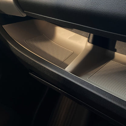 Citroen Relay motorhome Lower Dashboard Rubber Inserts/Mats - Light Grey - RHD ideal motorhome owner gift