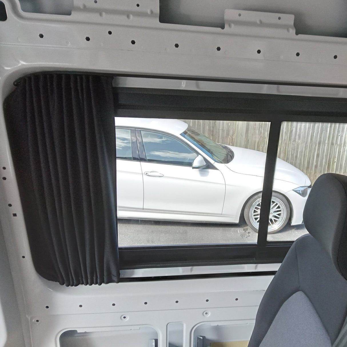 MAN TGE /NEW Crafter Premium 2 x Side Window Curtains Campervan Conversion Blackout Van-X