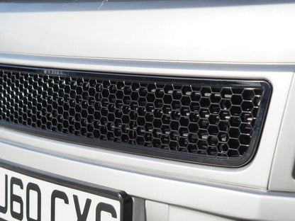 VW T5.1 Honeycomb Gloss Black Bumper Grille + Fog Light Trims + Number Plate Trim Sportline Painted and Ready to Fit