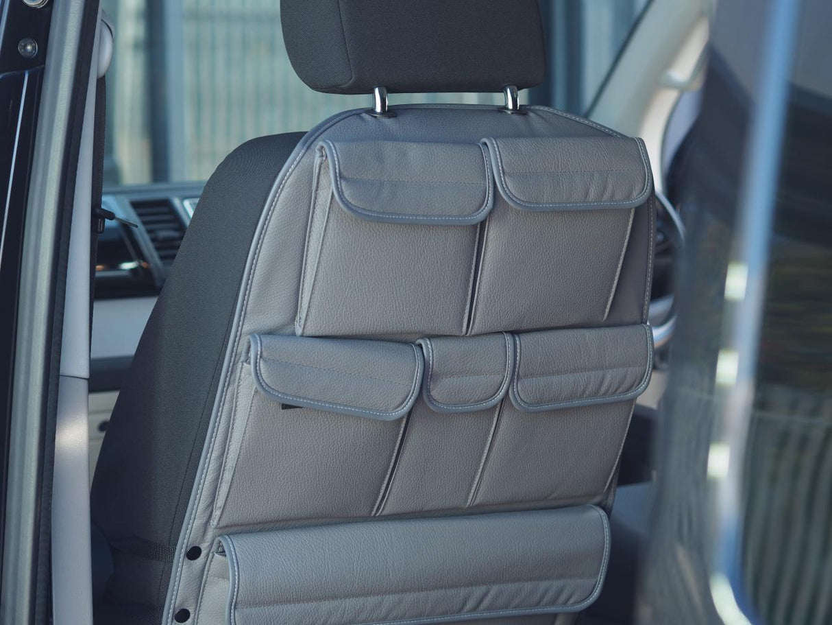 VW T5 T5.1 Transporter Campervan Leatherette Back Seat Organiser Set of 2 bundle