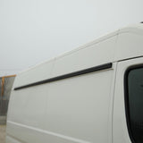 For Fiat Ducato / RAM ProMaster Black Awning Rails -  Ideal for Campervan Drive-Away Awnings & Reimo Compatibility