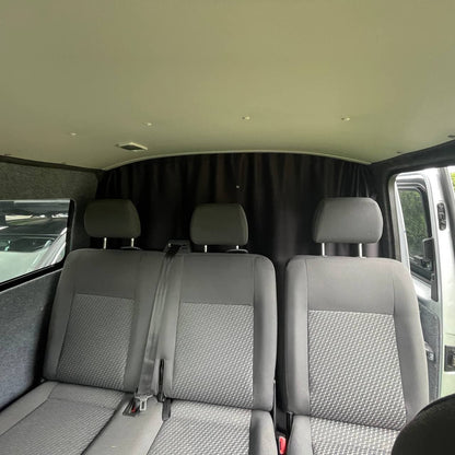 VW T5, T5.1 Neach-còmhdhail Cùl Seat Cab Divider Curtain