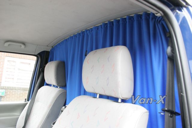 VW T5, T5.1 Transporter Cab Divider Curtain Kit Interior Styling