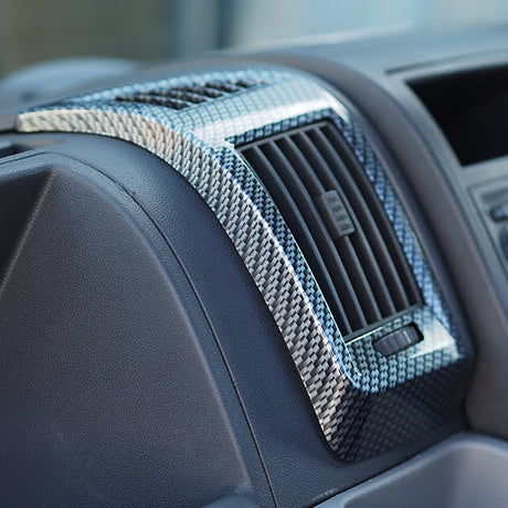 Dashboard Air Vent (Silver Carbon) For Fiat Ducato, Peugeot Boxer, Citroen Relay