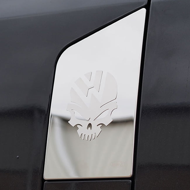 Skull Fuel Cap Flap Cover for VW T6 Transporter-0