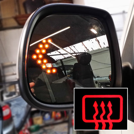 LED Wing Mirror Lens for VW T5 Heated -0
