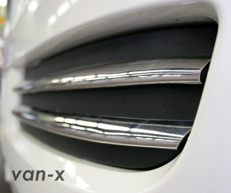 Stainless Steel Front Fog Light Trims (4 Pcs) for MAN TGX-3417