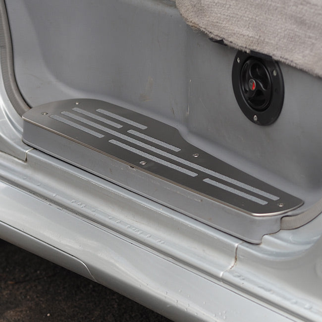 Step Protectors (3 Pcs) for Mazda Bongo, Ford Freda and Ford Friendee Stainless Steel -8481