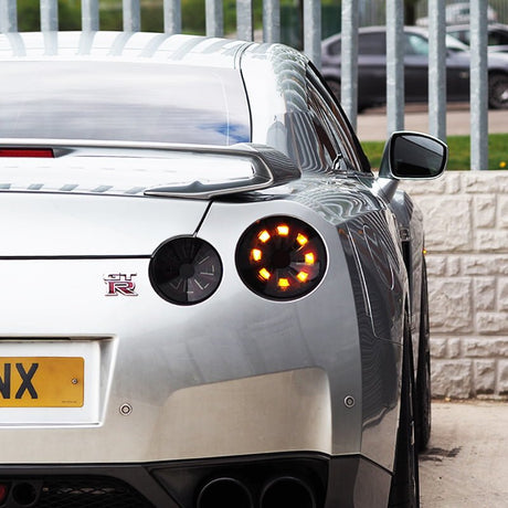 Nissan GTR R35 Smoked Dynamic Rear Led Lights-0
