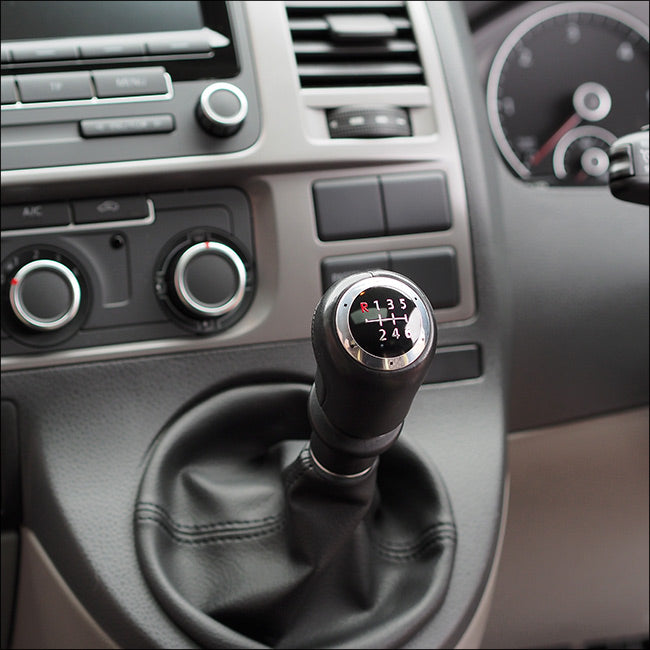6 Gear Knob Cap / Cover for VW T5 Transporter (The ideal gift!)-20337