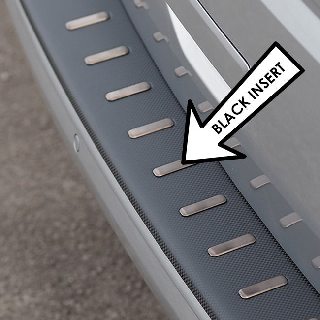 For VW T6 Transporter Multivan Rear Bumper Protector (Tailgate Only) Carbon Fibre Film