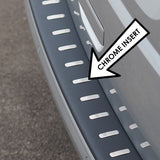 VW T6.1 Transporter Multivan Rear Bumper Protector (Tailgate Only) Film Fiber Carbon