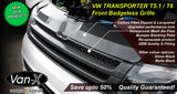 DARK CARBON Badgeless Grille for Volkswagen T5.1 *CLEARANCE* [B Grade] -7205
