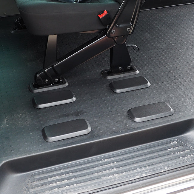 For VW T6 Transporter Kombi Rear Seat Base Caps – Set of 4 Covers | Va ...