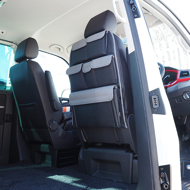 VW T5 T5.1 Transporter Campervan Leatherette Back Seat Organiser