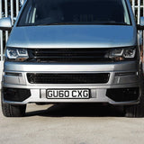 HONEYCOMB BUMPER MESH FOR VW T5.1 (GLOSS BLACK)-29691