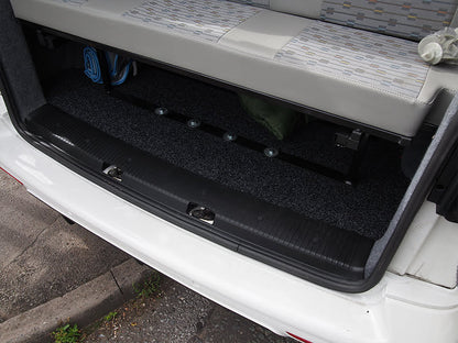 Rear Threshold For VW T6 Barndoor / Twin Door ABS Plastic Full length-20603