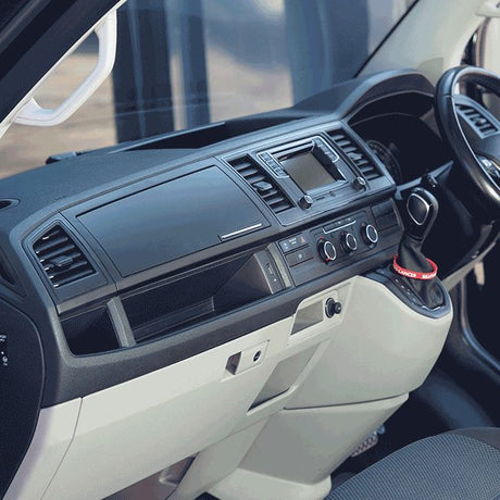 VW T6 Glove box Matte Black-0