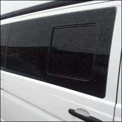 Smoked Side Window Sliding Glass for Mercedes Vito-6178