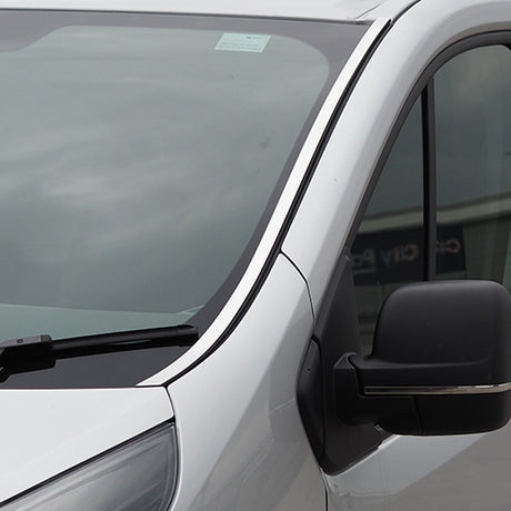 Windscreen Pillar Trim For Renault Trafic Stainless Steel-20706