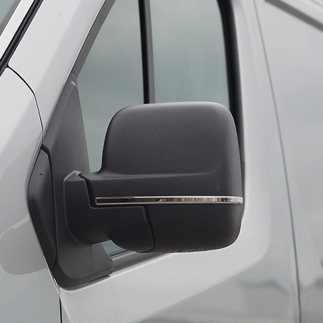 Wing Mirror Trims for Renault Trafic Stainless Steel-0