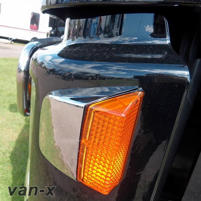Stainless Steel Side Indicator Covers For Volvo Fh
