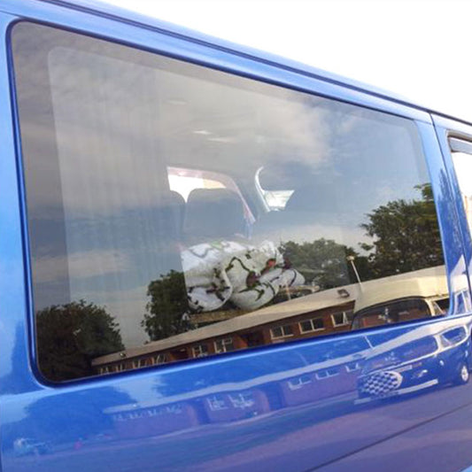 Fixed Side Window Smoked Glass for VW T4 Transporter-0
