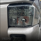 Rear LED Light Unit Smoked / Chrome for VW T4 Transporter-3211