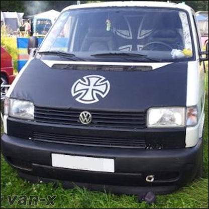 VW T4 S.Nose Bonnet Bra, Cover White Welsh Dragon – Van-X