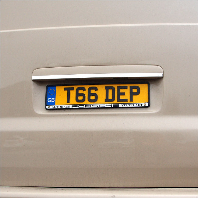 Rear Tailgate Number Plate Edge Trim for VW T5 Transporter-6361