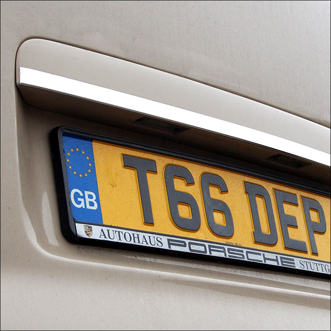 Rear Tailgate Number Plate Edge Trim for VW T5 Transporter-6364