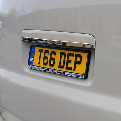 Rear Tailgate Number Plate Edge Trim for VW T5 Transporter (Gift idea)-0