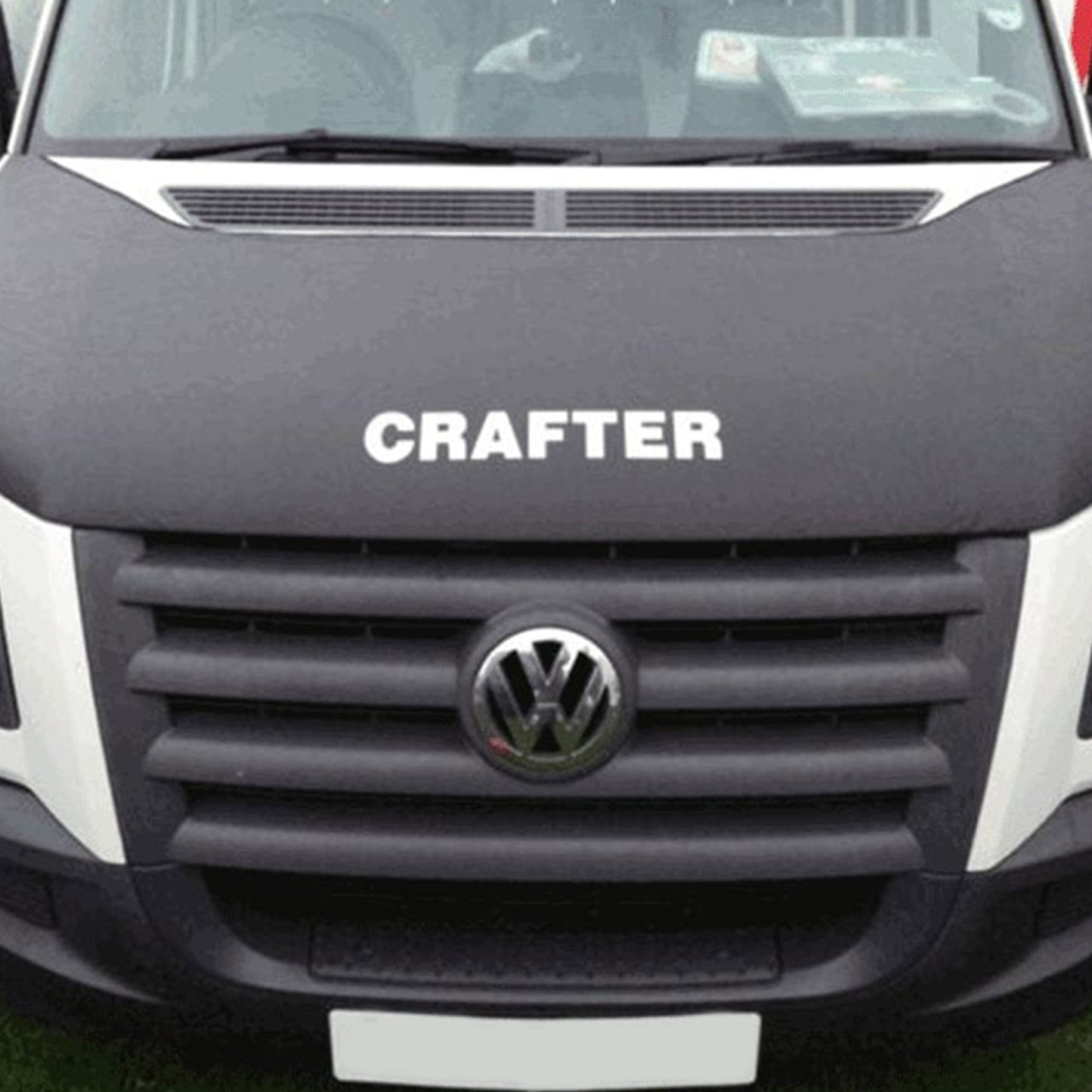 VW Crafter Bonnet Bra Crafter Logo