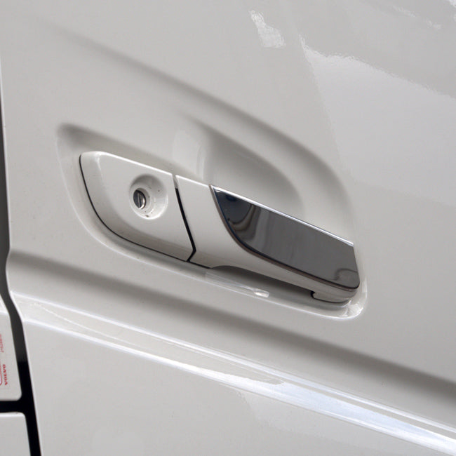 VOLVO FH4 CHROME DOOR HANDLE COVERS 2 DOORS, 4 PIECES STAINLESS