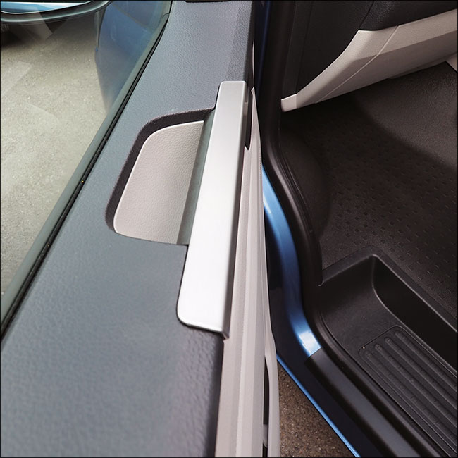 Grab Handle Covers for VW T6 Transporter Stainless Steel-7612