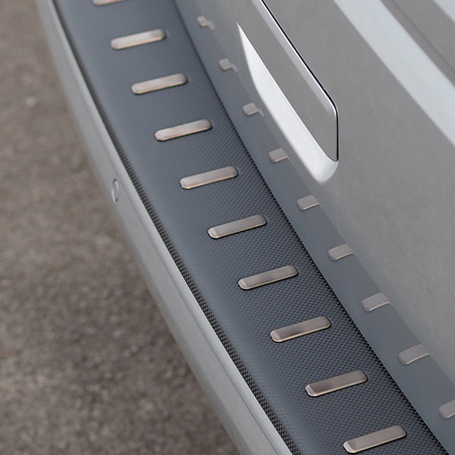 Rear Bumper protector for VW T6 (Tailgate ONLY) Carbon Fiber Film-0