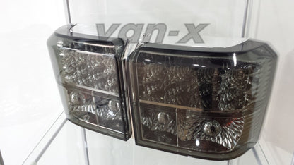 Rear LED Light Unit Smoked / Chrome for VW T4 Transporter-3210