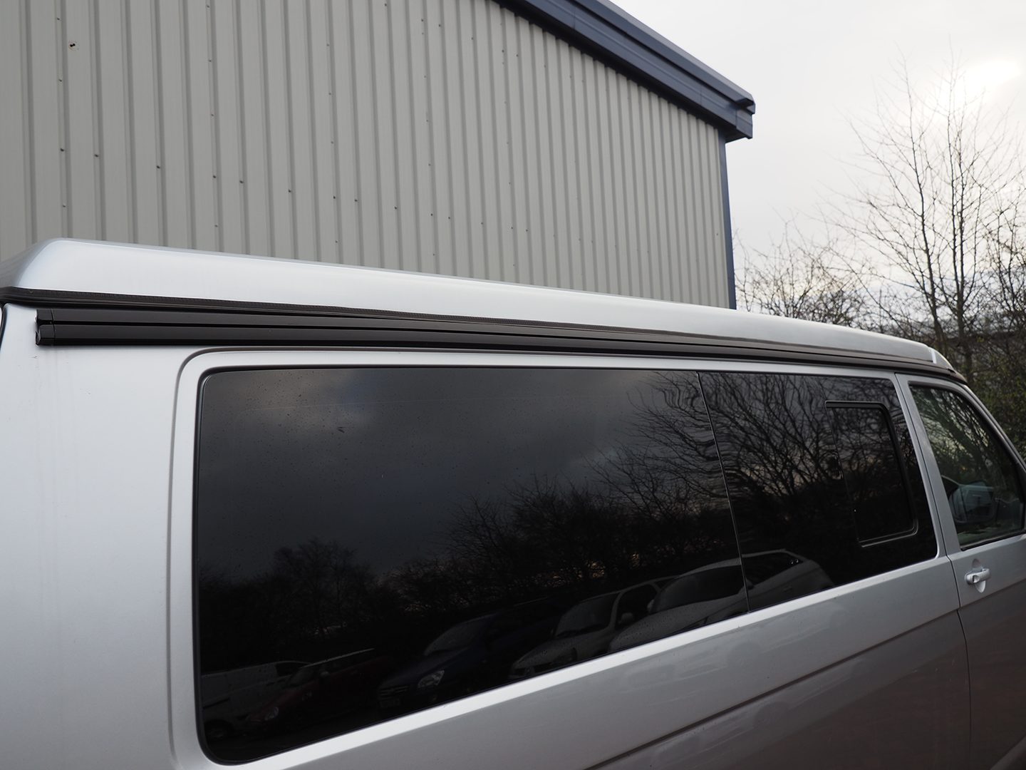 VW T6.1 Awning Rails (Black) Ideal for Campervan Drive-Through Awning ...