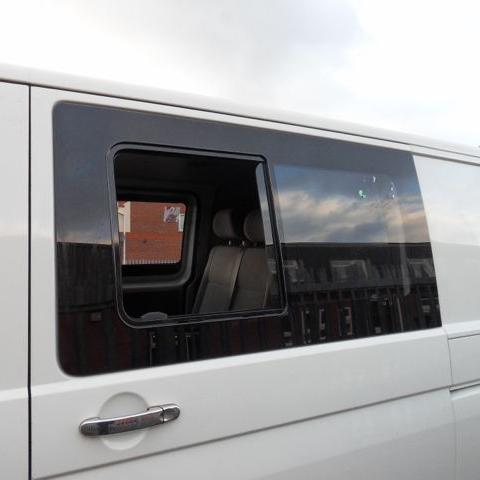 Side SLIDING Window Smoked Glass for VW T5 Transporter-1059