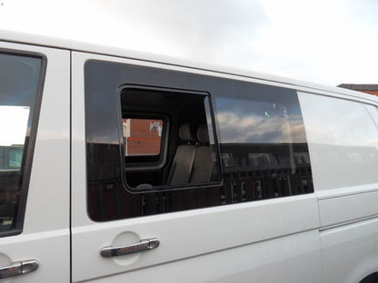 VW T5 Transporter Glass Side Sliding Window Smoked