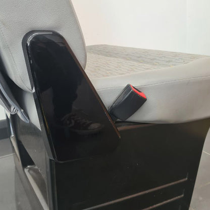 VW T5, T5.1 Twin Seat Hinge Caps + Arm rest Styling Caps Piano Black Interior Styling