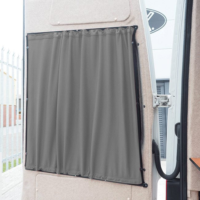 MAN TGE / New Crafter Premium 1 x Cùirtearan uinneig Barndoor Tionndadh Campervan Blackout Van-X