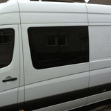 Volkswagen Crafter New Shape Side Sliding Window Genuine Tinted/Limo Glass, Dark, MWB, LWB, XLWB (2017 - onward)