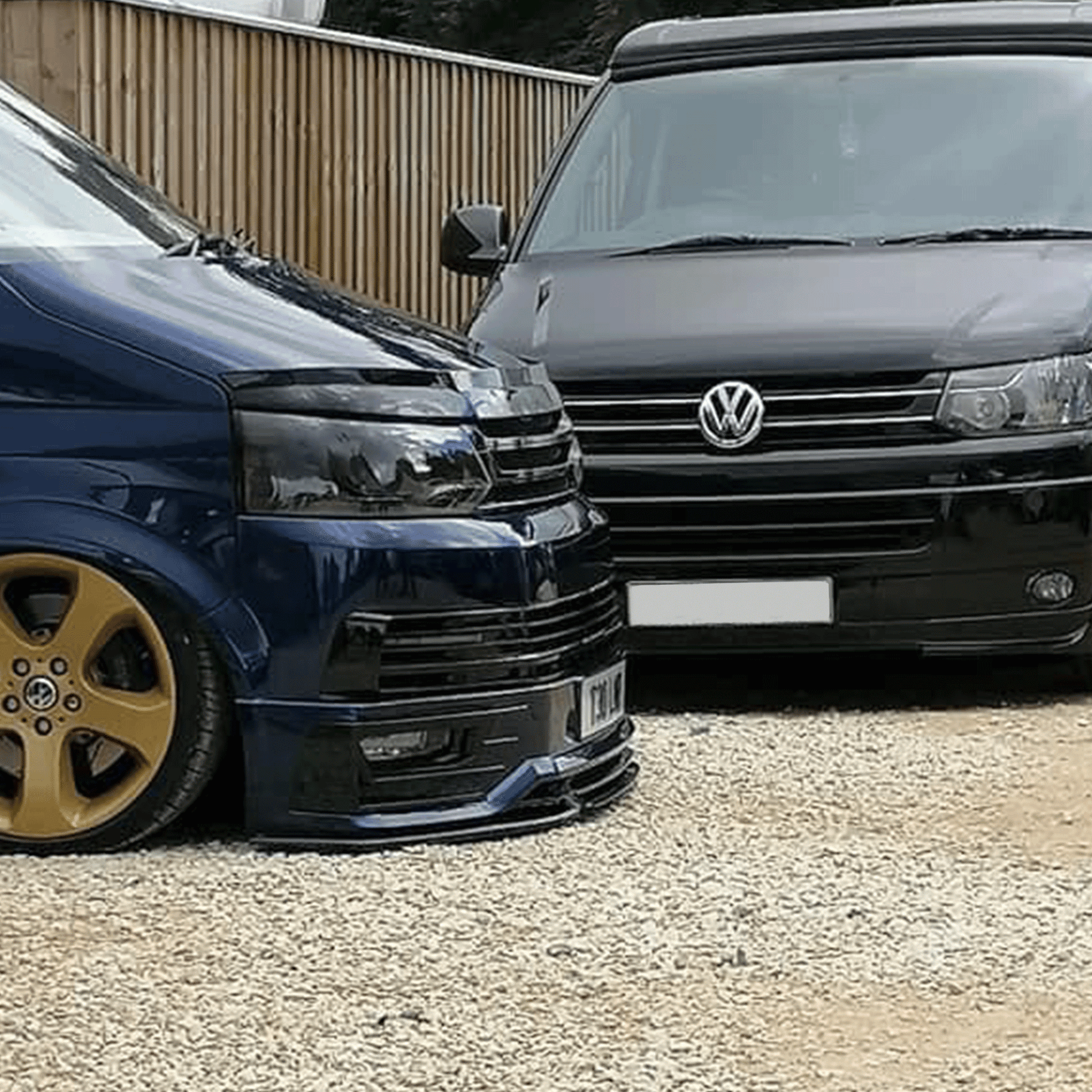 VW T5 and 5.1 Q7 Bumper Exhaust Combo - PP Tuning