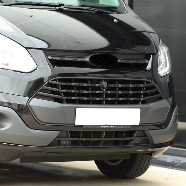 For Ford Transit Custom Front Grille Trims Matte Black Front Styling (7Pcs) 2012 - 2018 MK1 Painted and Ready to Fit