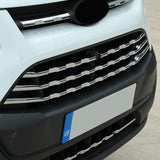 Airson Ford Transit Custom Front Grille Trims Styling Aghaidh Chrome Matte (7Pcs) 2012 - 2018 MK1 air a pheantadh agus deiseil airson uidheamachadh